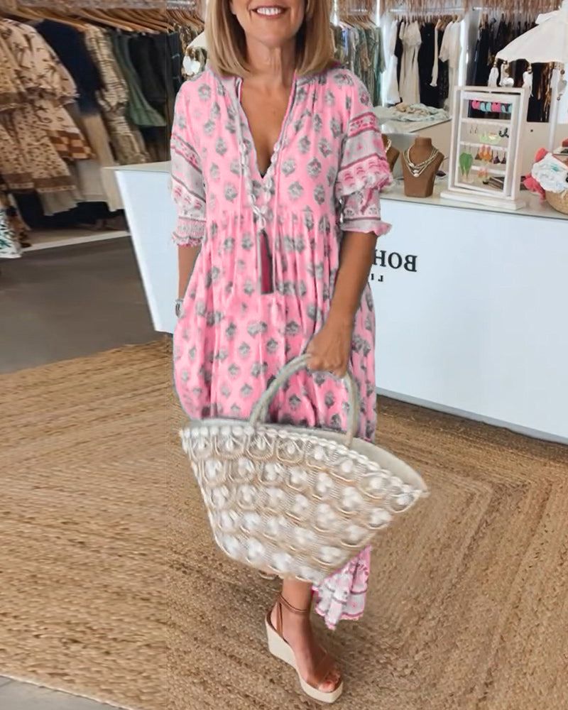 Ellis | Casual Printed Dress